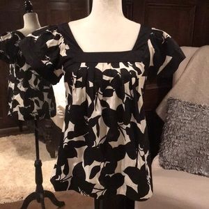 French Connection size 6 square neck blouse NWOT